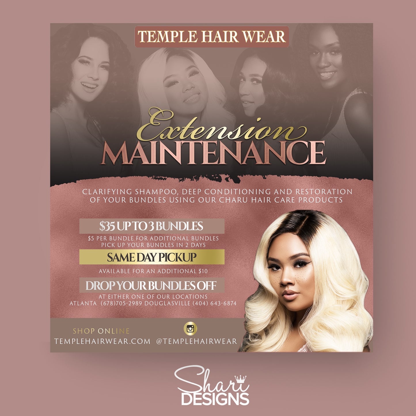 Temple Wig/Bundle Maintance