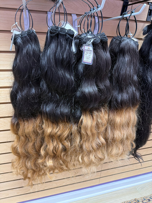 Pre-Dyed Ombré Raw Indian Hair
